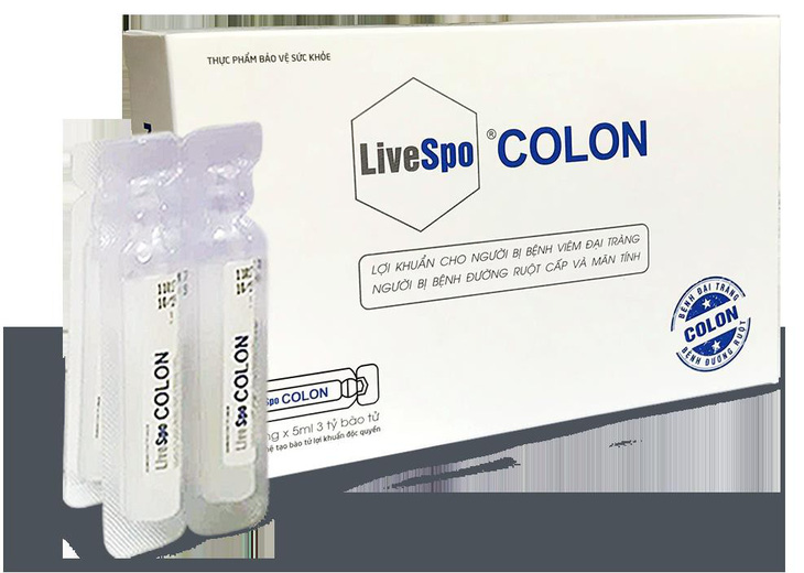 Bào tử lợi khuẩn LiveSpo COLON hỗ trợ điều trị viêm đại tràng - Ảnh 4.