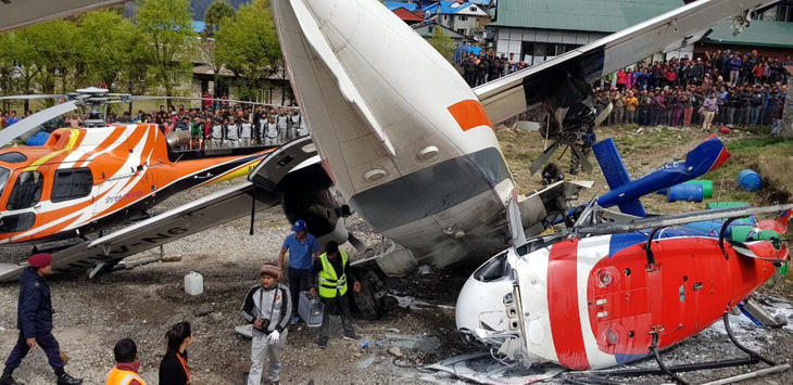 Máy bay gặp nạn ở sân bay trên núi, 3 người thiệt mạng - Ảnh 1.