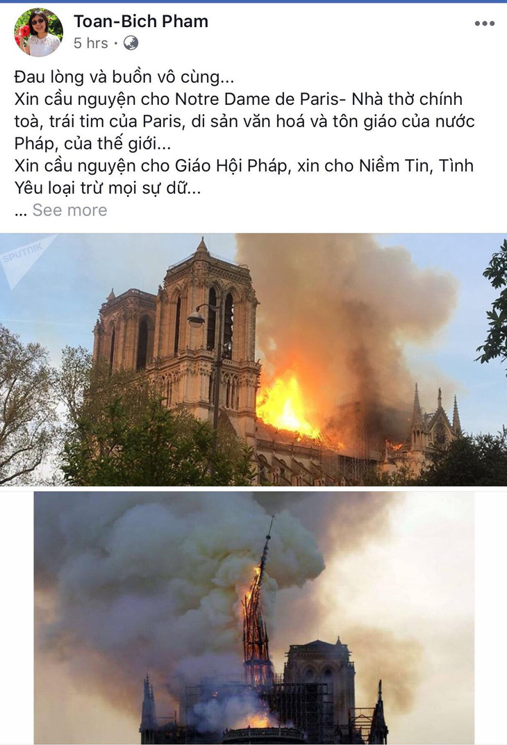 Nhà thờ Đức Bà Paris bốc cháy, người Việt bàng hoàng chia sẻ kỷ niệm - Ảnh 11.