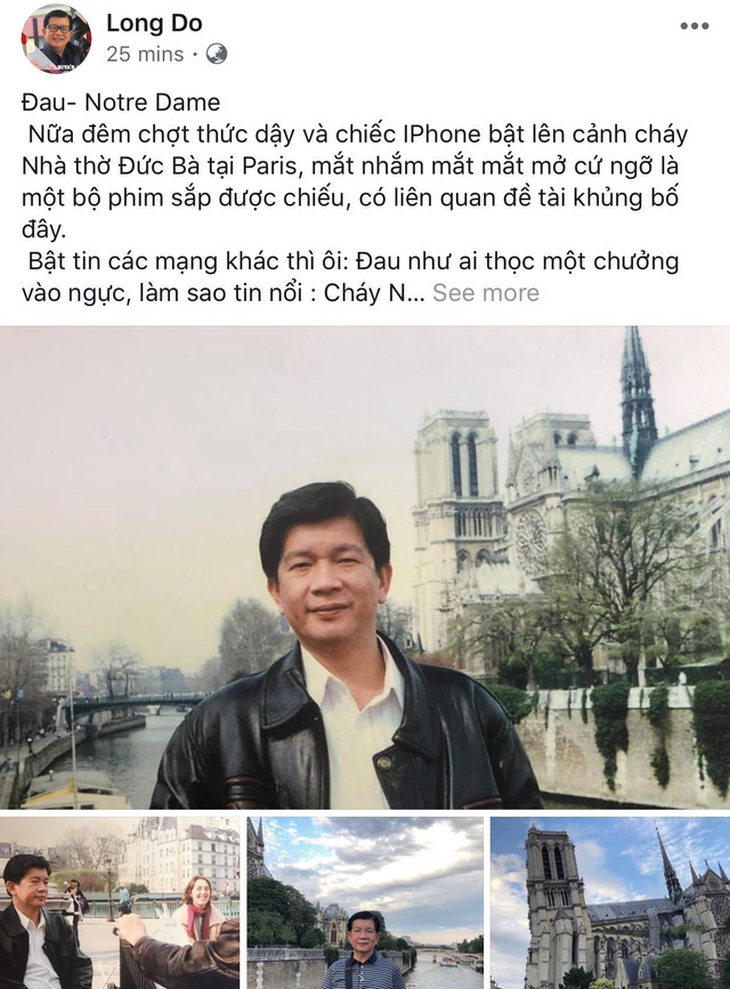 Nhà thờ Đức Bà Paris bốc cháy, người Việt bàng hoàng chia sẻ kỷ niệm - Ảnh 3.