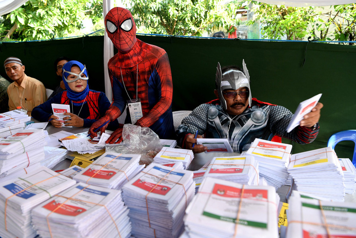 Bầu cử Indonesia: bỏ phiếu xong, nhận voucher khuyến mãi - Ảnh 3.
