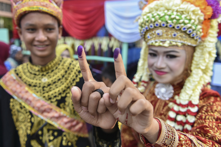 Bầu cử Indonesia: bỏ phiếu xong, nhận voucher khuyến mãi - Ảnh 5.