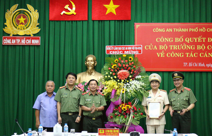 Đại tá Nguyễn Sỹ Quang làm phó giám đốc Công an TP.HCM - Ảnh 1.