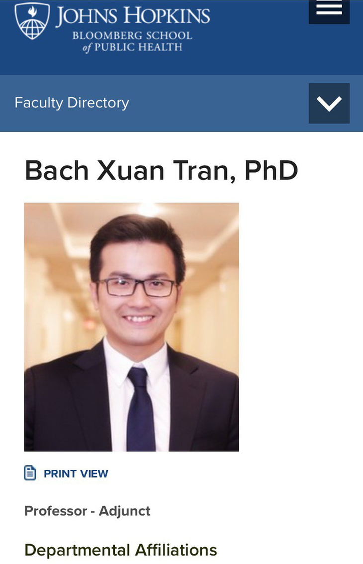 Phó giáo sư Trần Xuân Bách được bổ nhiệm giáo sư tại Đại học Johns Hopkins - Ảnh 3.