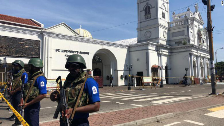 Lại nổ bom gần nhà thờ ở thủ đô Sri Lanka - Ảnh 1.