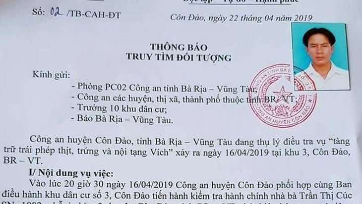 Truy tìm đối tượng tàng trữ thịt vích, trứng vích tại Côn Đảo - Ảnh 2.