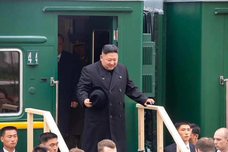 Đoàn tàu ông Kim Jong Un đã đến thành phố Vladivostok - Ảnh 1.