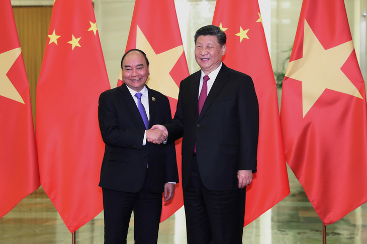 Thủ tướng Nguyễn Xuân Phúc hội kiến Tổng bí thư, Chủ tịch Trung Quốc Tập Cận Bình - Ảnh 1.