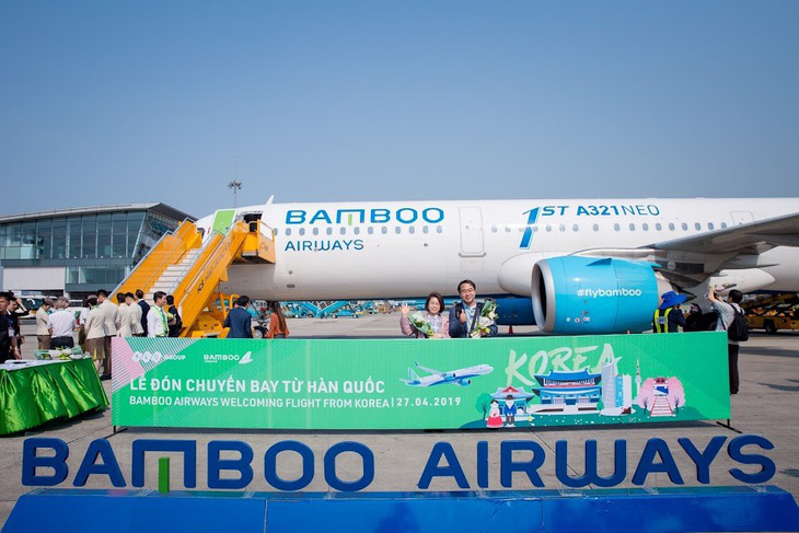 Bamboo Airways đón chuyến bay quốc tế đầu tiên từ Hàn Quốc - Ảnh 5.