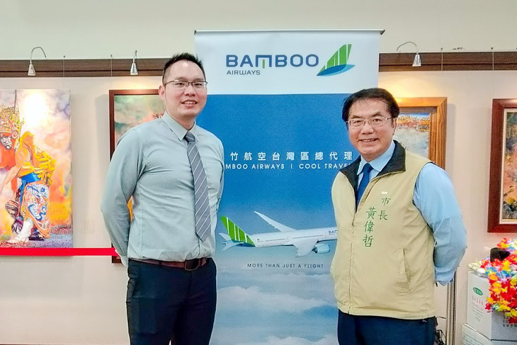 Những chuyến bay đầu tiên của Bamboo Airways đến Đài Loan - Ảnh 1.