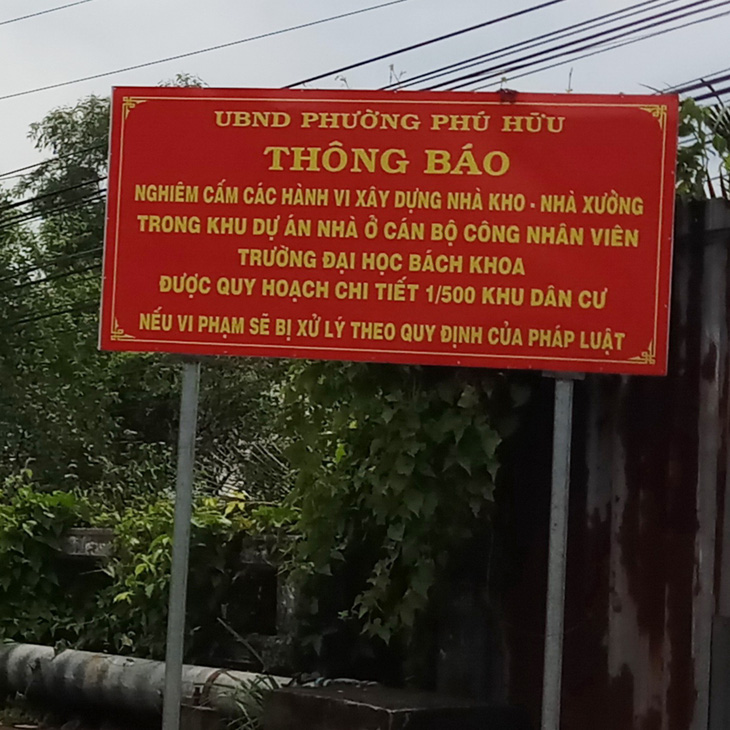 Xây kho xưởng trái phép trong dự án nhà ở ĐH Bách khoa - Ảnh 3.