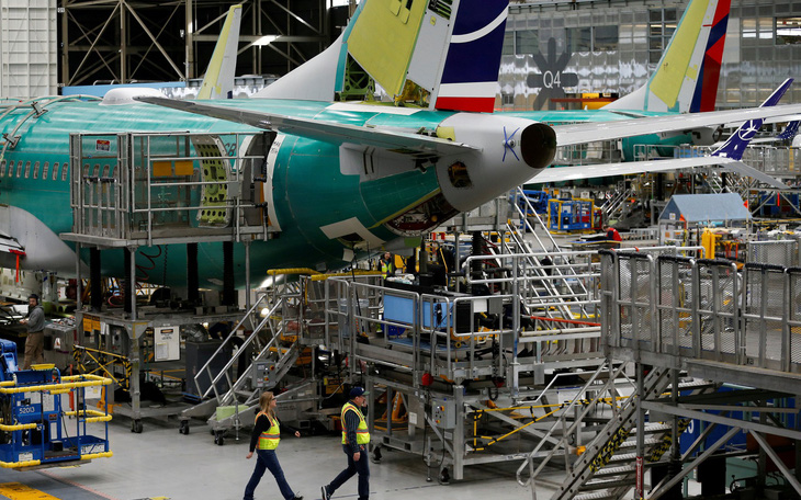 Boeing cắt giảm sản xuất gần 20% số lượng 737 MAX hàng tháng