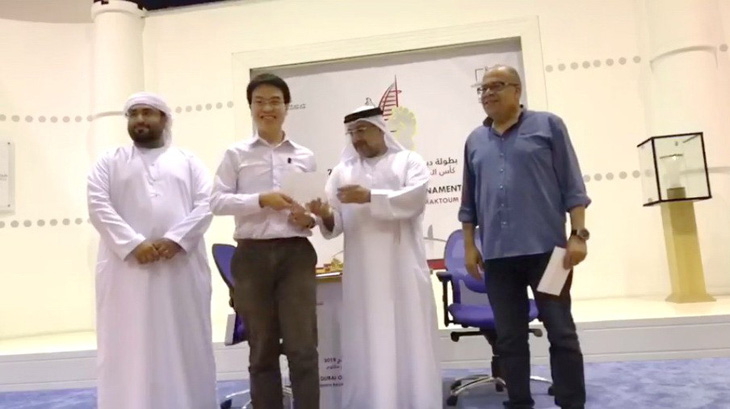 Lê Quang Liêm giành ngôi á quân Giải cờ chớp Dubai 2019 - Ảnh 1.