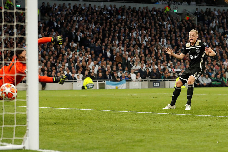 Đá bại Tottenham, Ajax rộng cửa vào chung kết Champions League - Ảnh 1.