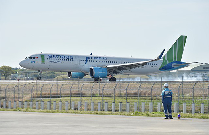 Bamboo Airways tiếp tục dẫn đầu về tỉ lệ đúng giờ - Ảnh 1.