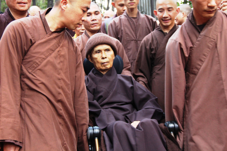Thiền sư Thích Nhất Hạnh rời Huế vào Đà Nẵng an dưỡng - Ảnh 1.