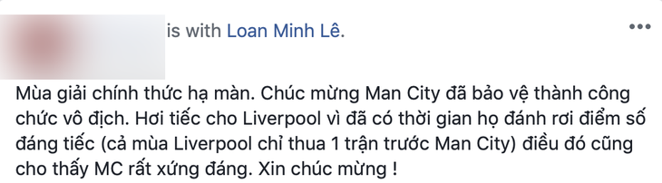 CĐV Việt Nam chúc mừng MC, tiếc cho Liverpool - Ảnh 4.