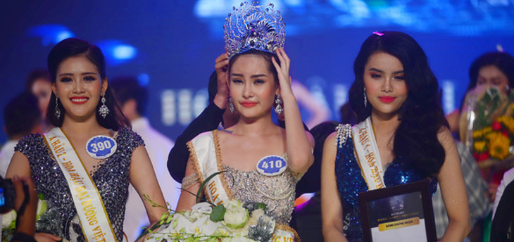 Ì xèo chưa rơi vào quên lãng, Hoa hậu Đại dương Việt bơi qua Mỹ - Ảnh 1.