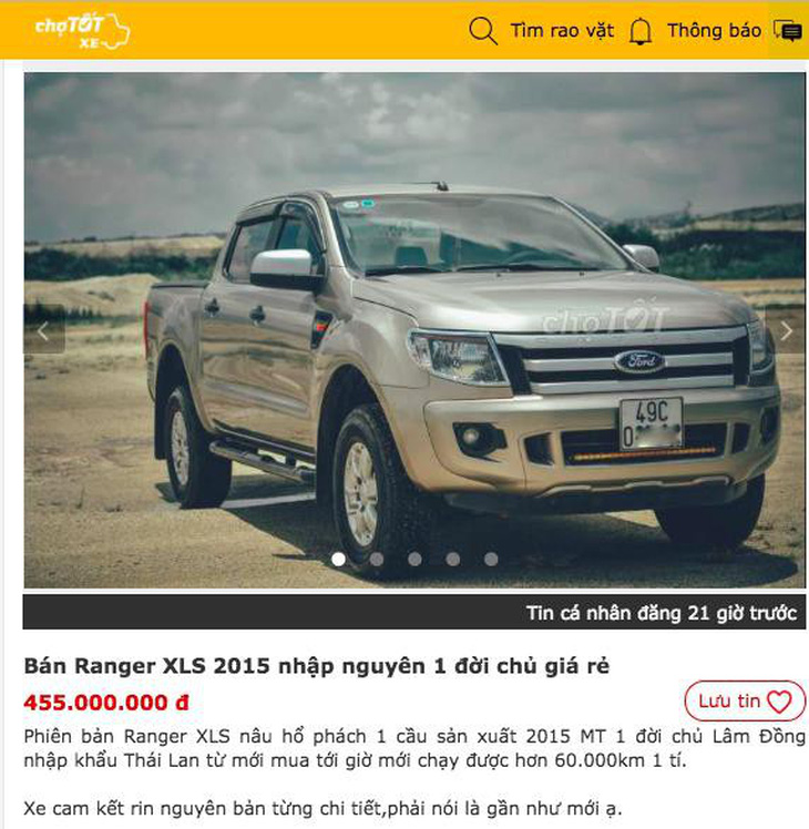 Vua bán tải Ford Ranger có mất giá? - Ảnh 3.