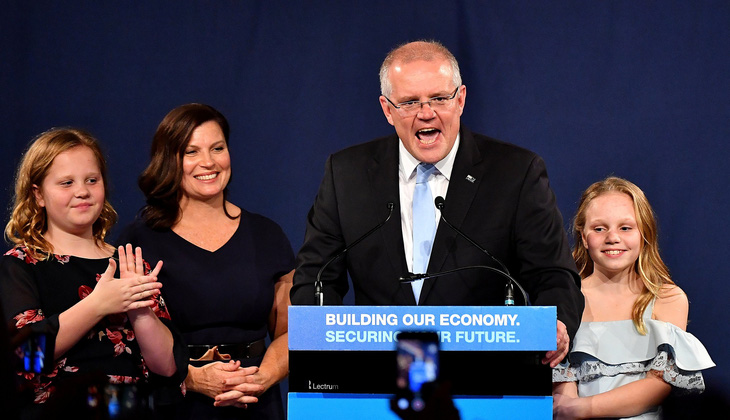 Bầu cử Úc: thắng lợi kỳ diệu cho Thủ tướng Scott Morrison - Ảnh 1.