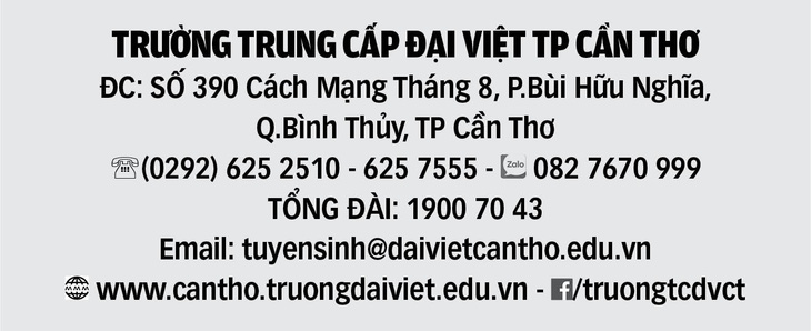 Trường Cao đẳng Đại Việt Sài Gòn (tại Cần Thơ) xét tuyển Cao Đẳng - Trung cấp chính quy năm 2019 - Ảnh 2.