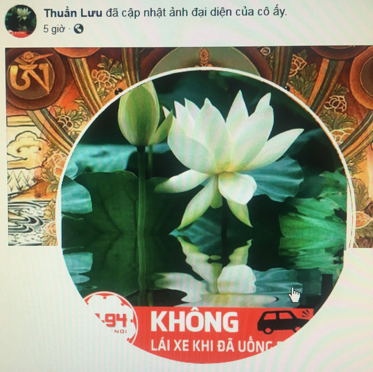 Dân mạng đổi avatar, coi say xỉn lái xe là tội ác - Ảnh 1.