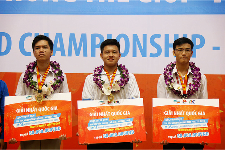 Ba gương mặt trẻ dự giải Vô địch tin học văn phòng thế giới - Ảnh 1.
