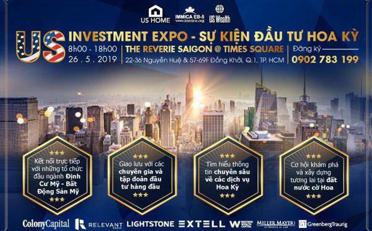 US Investment Expo - sự kiện lớn về đầu tư Hoa Kỳ