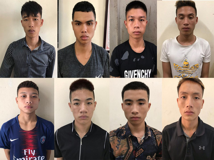 Bắt 8 thanh niên gây 6 vụ cướp tài sản trên Đại lộ Thăng Long - Ảnh 1.