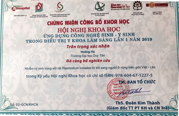 Nhà khoa học ĐH Duy Tân giành giải nhì về điều trị y khoa lâm sàng - Ảnh 4.