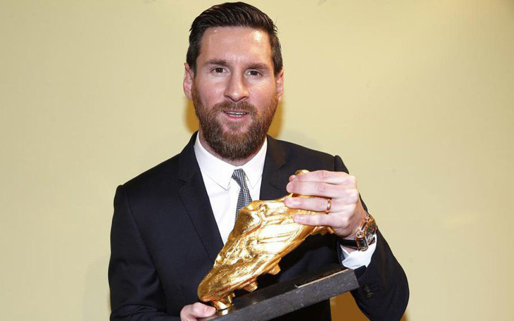 Messi lần thứ 6 đoạt Chiếc giày vàng châu Âu