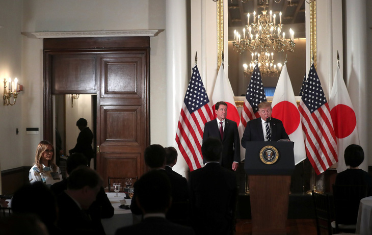 Ông Trump đến Nhật bàn về thương mại, Triều Tiên - Ảnh 4.