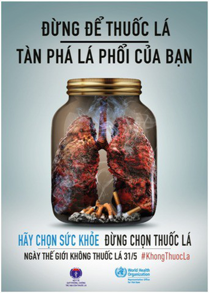 Ngừng thuốc lá, để cứu lá phổi - Ảnh 1.