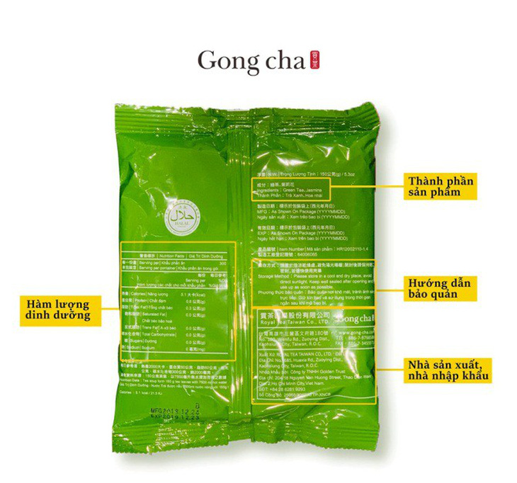 Gong Cha Việt Nam sử dụng nguyên liệu có nguồn gốc - xuất xứ đúng quy định - Ảnh 1.