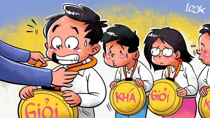 8 điểm là không được lên lớp phải không mẹ? Con nằm mơ mình 8 điểm - Ảnh 1.