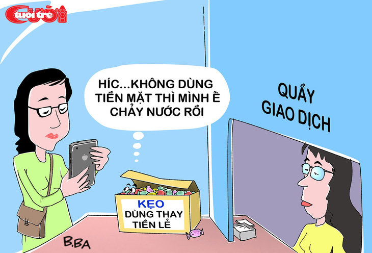 Biếm họa kết thúc sứ mệnh lịch sử của những viên kẹo tiền lẻ - Ảnh 1.