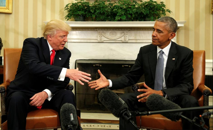 Trump và Obama được người Mỹ ngưỡng mộ ngang nhau - Ảnh 1.