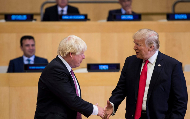 Ông Trump ‘chọn’ ngoại trưởng Boris Johnson làm... tân thủ tướng Anh - Ảnh 1.