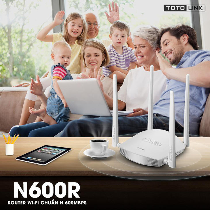 TOTOLINK N600R - sự lựa chọn thông minh cho wifi gia đình bạn - Ảnh 1.
