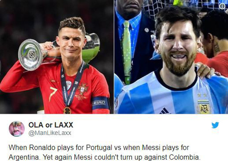 Dân mạng chế hình ảnh Messi viết thư cầu cứu Ronaldo - Ảnh 3.