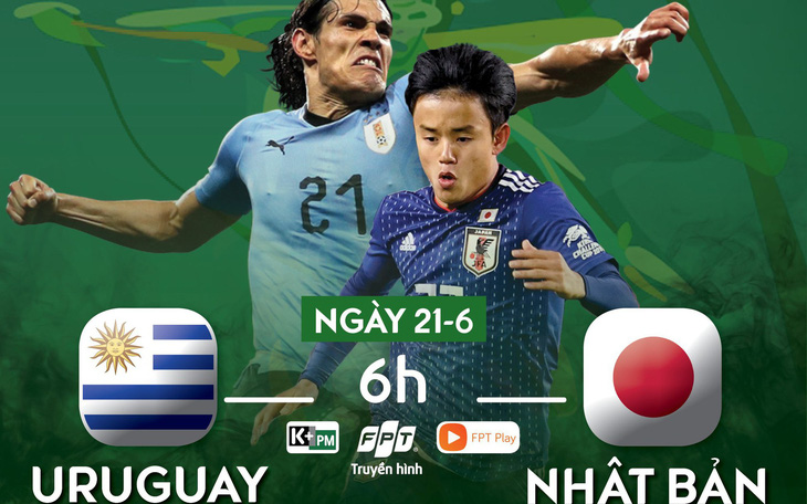 Lịch trực tiếp Copa America 2019: Uruguay đụng độ Nhật