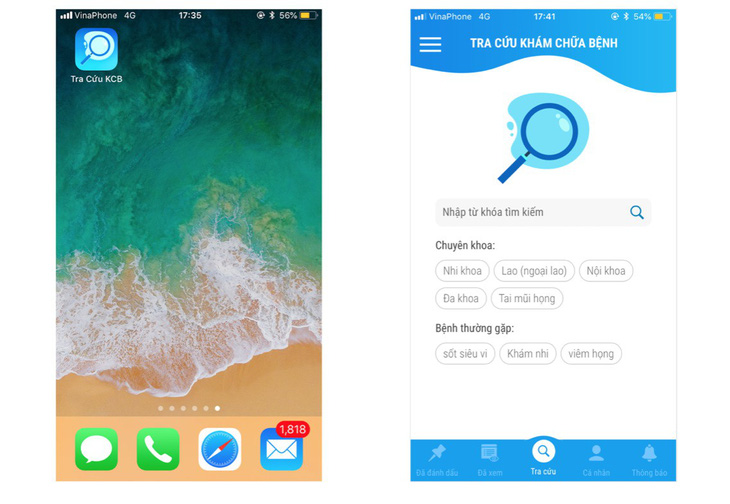 Tra cứu nơi khám chữa bệnh trên điện thoại di động - Ảnh 1.