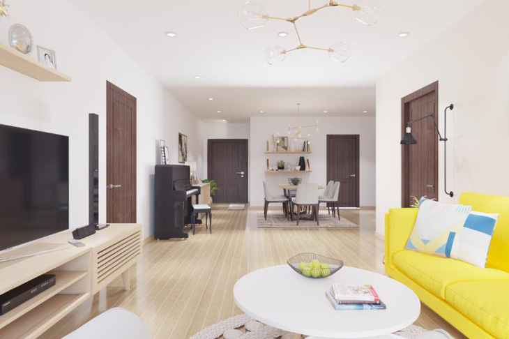 Tư vấn hoàn thiện nội thất căn hộ 3 phòng ngủ với kinh phí 200 triệu đồng - Ảnh 3.