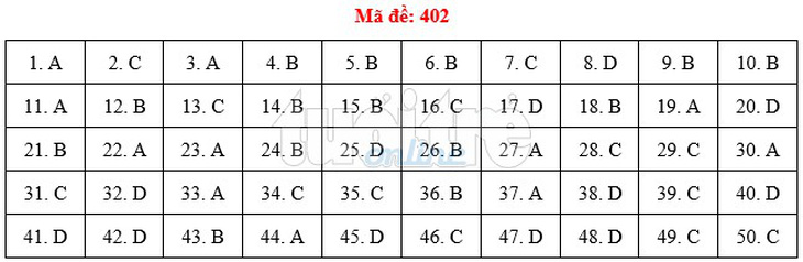 Bài giải gợi ý môn tiếng Anh THPT quốc gia 2019 - đủ 24 mã đề - Ảnh 3.