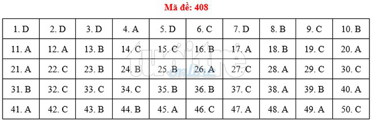 Bài giải gợi ý môn tiếng Anh THPT quốc gia 2019 - đủ 24 mã đề - Ảnh 9.