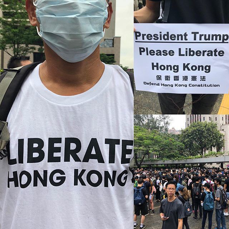 Người biểu tình Hong Kong gây sức ép với G20 về dự luật dẫn độ - Ảnh 2.