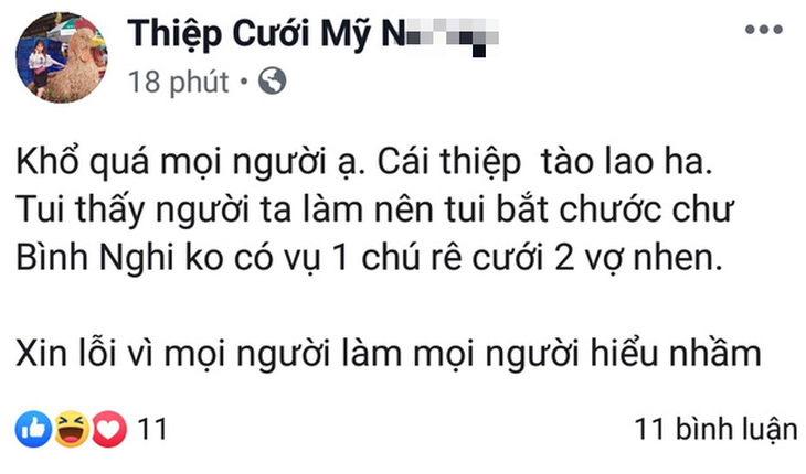 Sự thật về tấm thiệp hồng 1 chú rể cưới 2 chị em ruột - Ảnh 2.