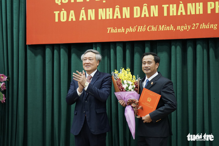 Ông Lê Thanh Phong làm chánh án TAND TP.HCM - Ảnh 1.