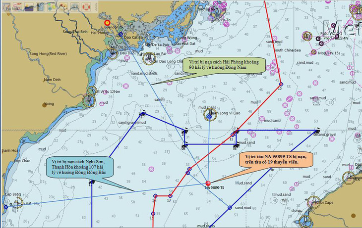 Va chạm tàu hàng, tàu cá cùng 19 ngư dân chìm giữa biển - Ảnh 1.