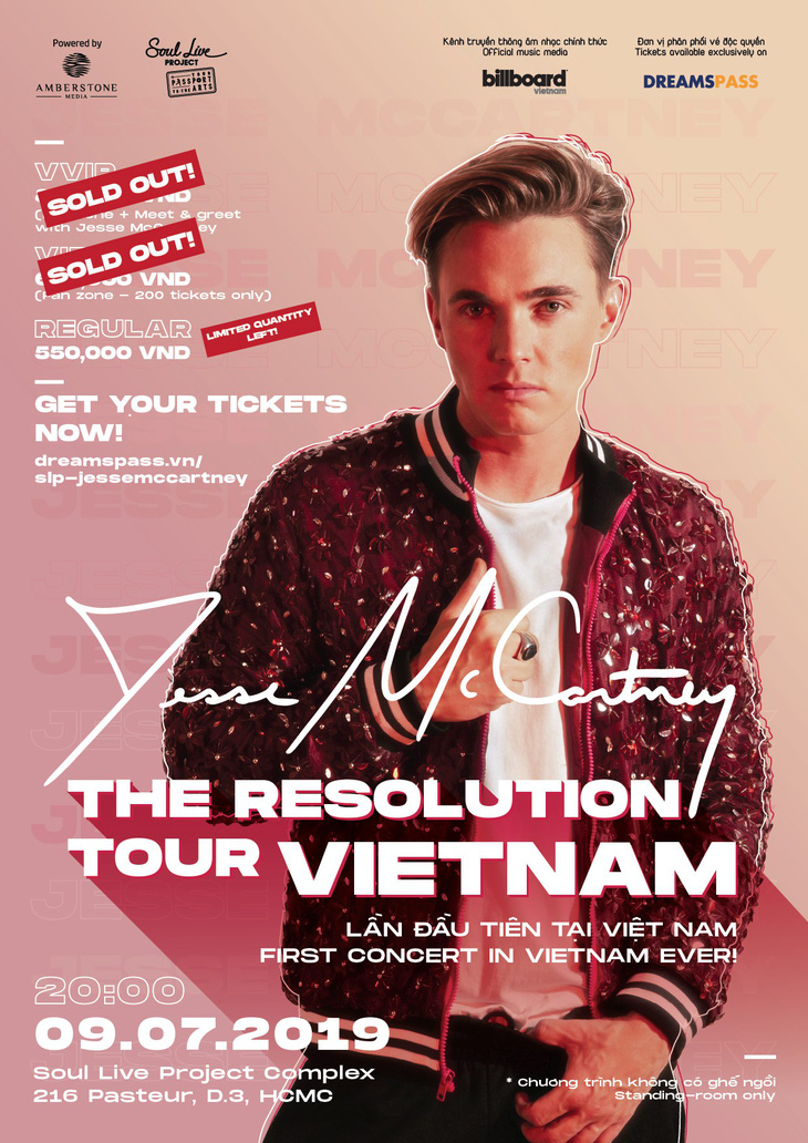 Hoàng tử pop Jesse McCartney chọn Việt Nam là điểm đến đầu tiên của châu Á - Ảnh 1.